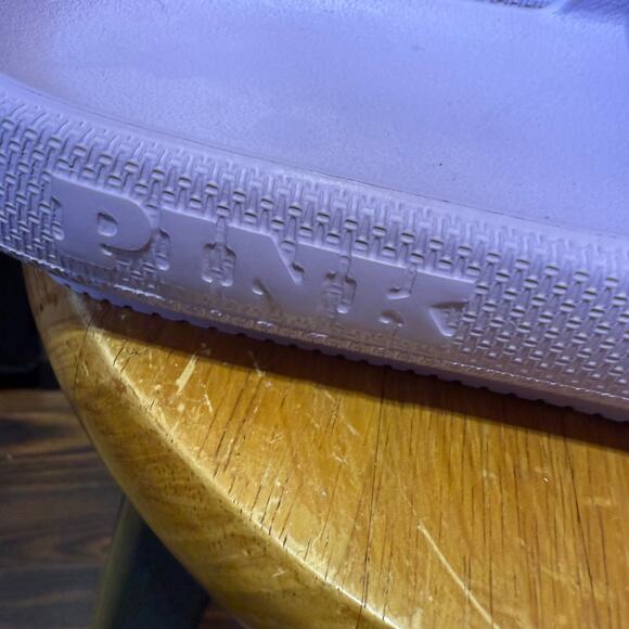 NWOT PINK by Victoria’s Secret Double Strap Pillow Slides Size L - Picture 7 of 9